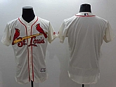 St. Louis Cardinals Customized Men's Cream Flexbase Collection Stitched Baseball Jersey,baseball caps,new era cap wholesale,wholesale hats